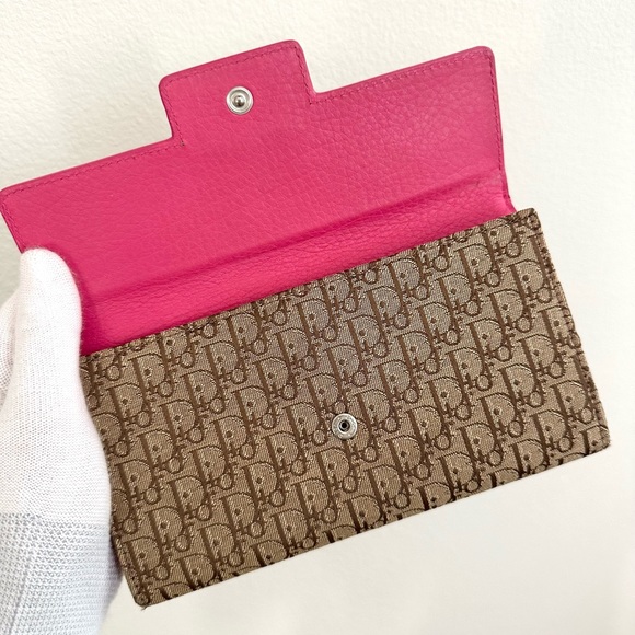 SOLD Dior Pink Monogram long wallet - Picture 5 of 10